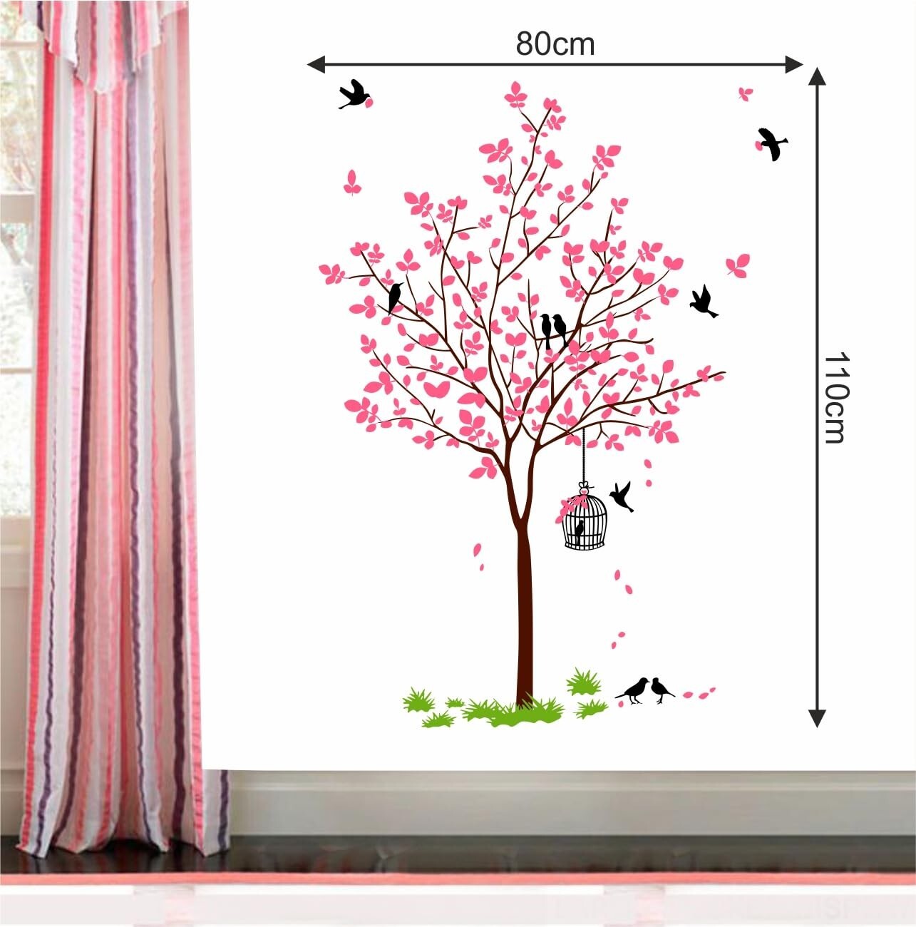 Wall floral vinyl decal Stickers | Home decor wall art