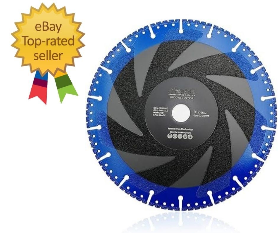 9 Inch Metal Cutting Diamond Blade All Purpose Cut Off Wheel for Rebar Sheet …