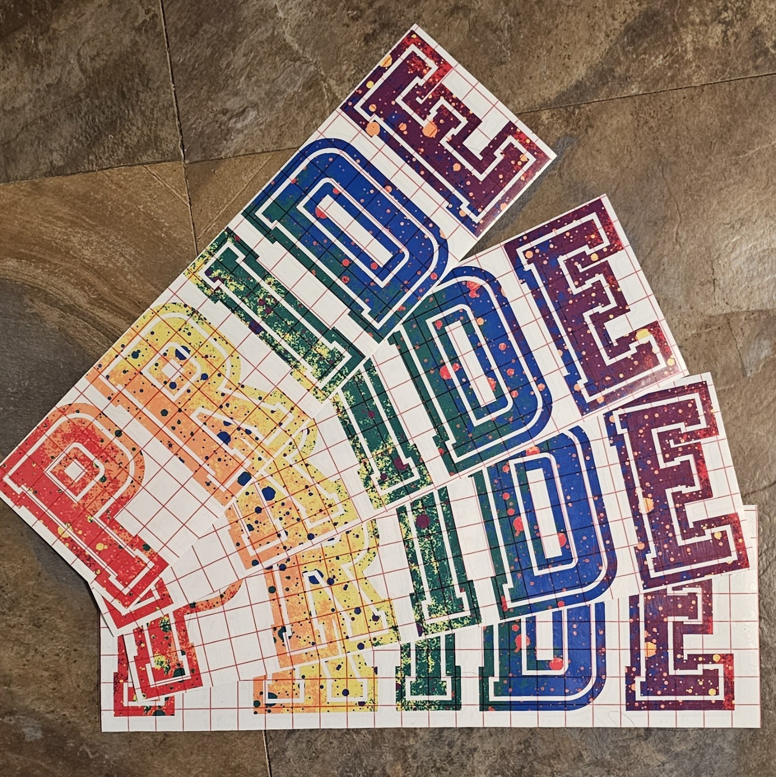 11" Vinyl Pride Bumper Sticker Wall Art Locker Skateboard Dorm Decal Permanent