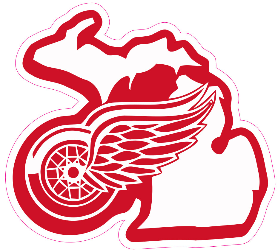Detroit Red Wings Hockey Vinyl Decal Sticker Car Truck Bumper Laptop Tumbler Mug