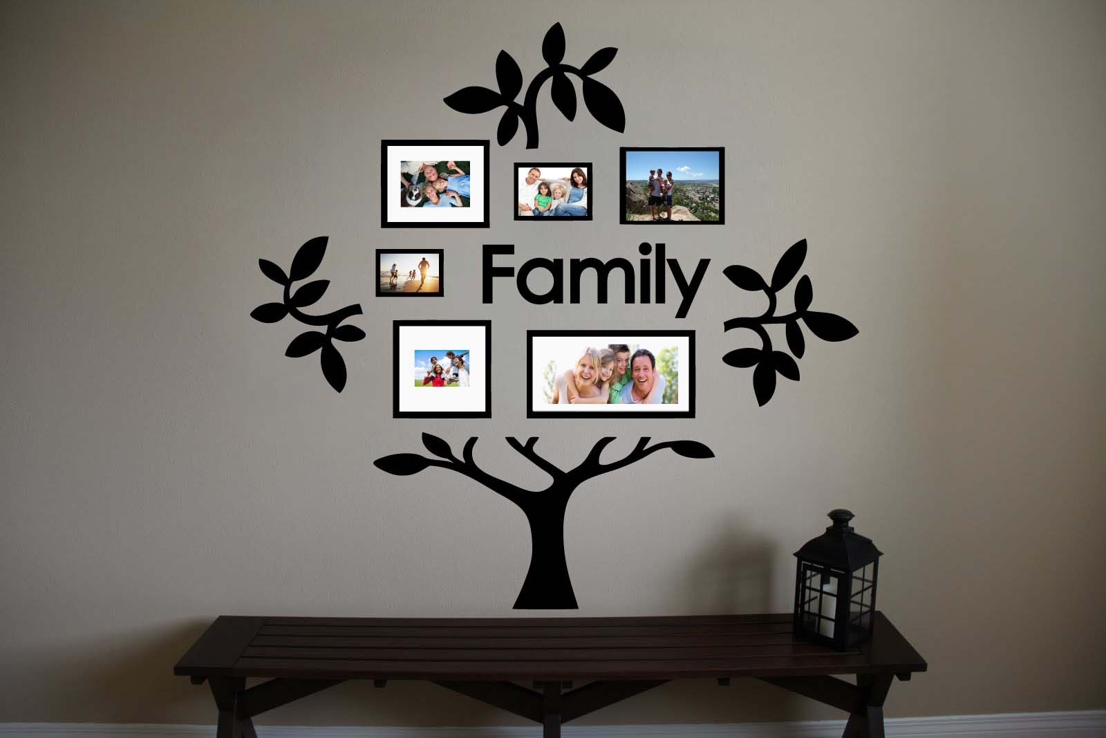 Family Tree Vinyl Wall Sticker Decal (C)