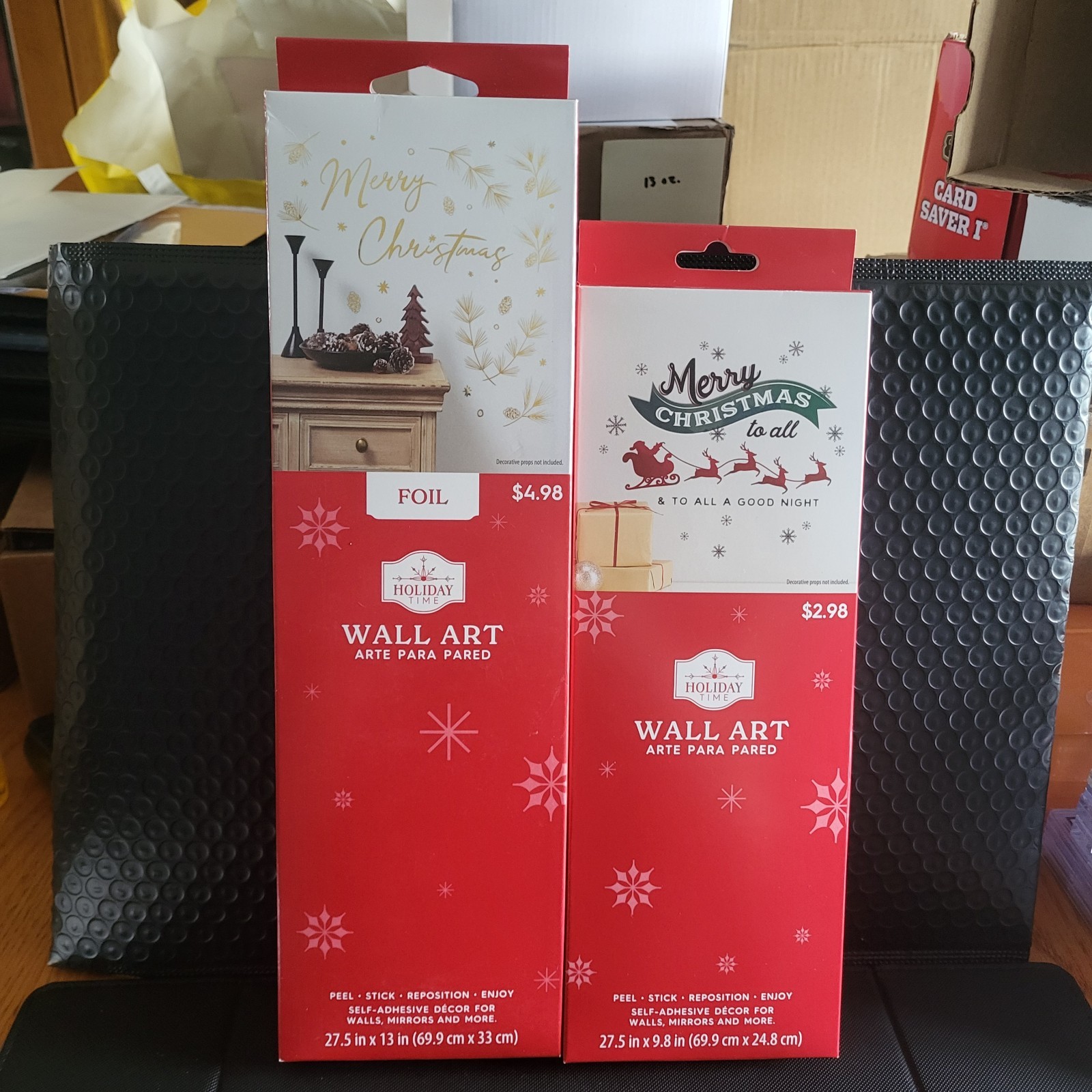 🎄 Christmas Wall Art Peel & Stick Décor Bundle 🎄