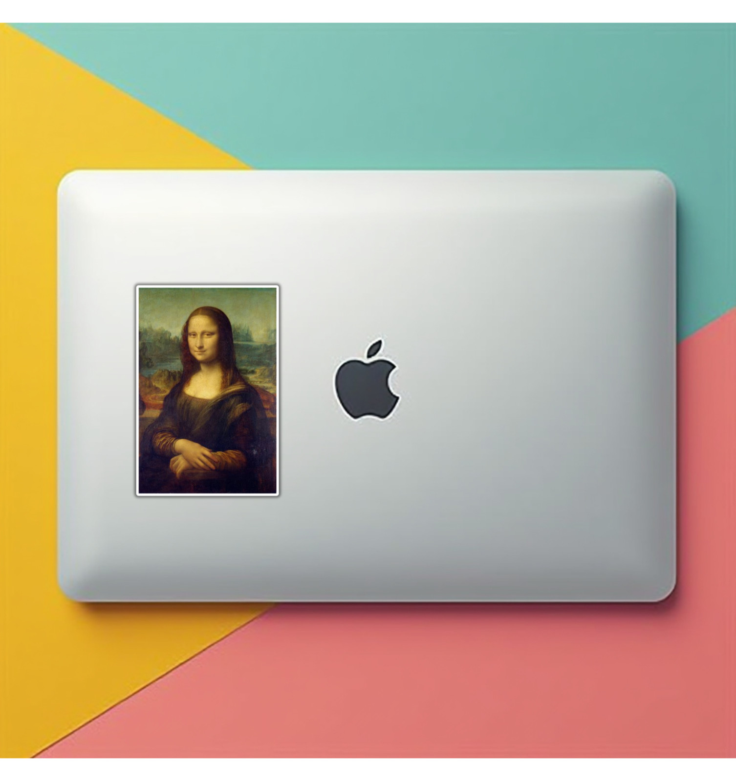 Mona Lisa Classic Painting Fridge Magnet or Laptop Sticker