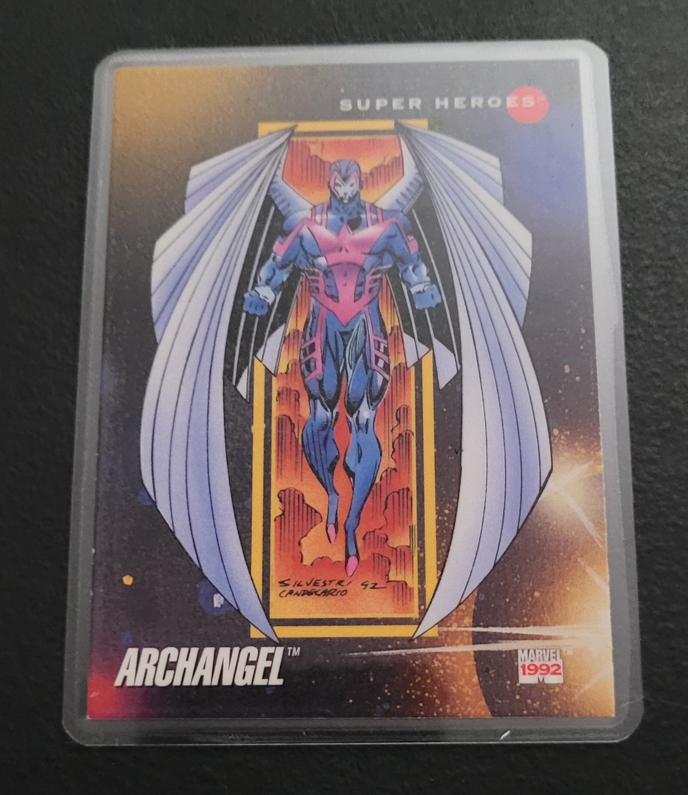 1990's Impel Marvel Universe Super Heroes Fridge/Locker/Cabinet Laminated Magnet
