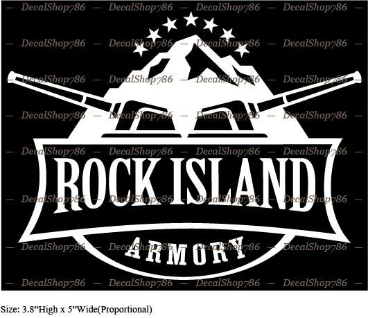 Rock Island Armory – Hunting/Outdoor Sports – Vinyl Die-Cut Peel N' Stick Decals