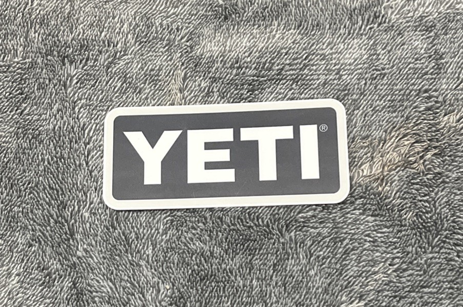 YETI Promotional Sticker Navy And White