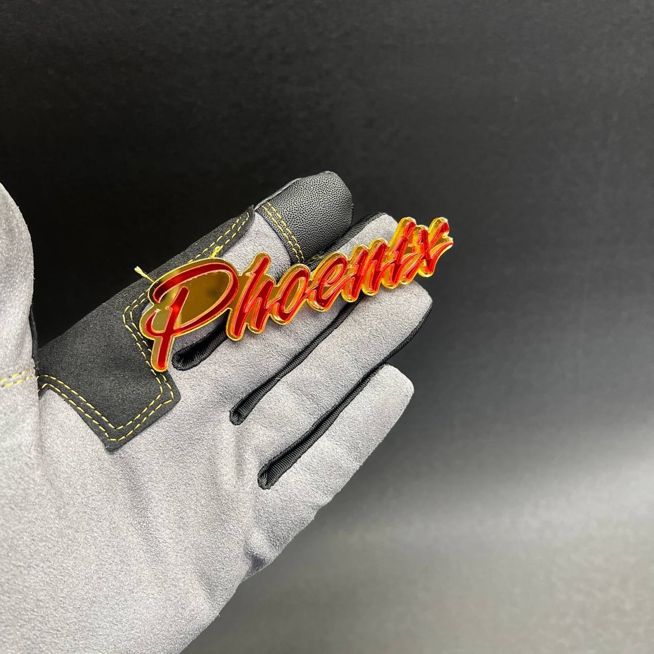 1PC PHOENIX 3D Text Car Badge Emblem Fender tailgate Racing Decal