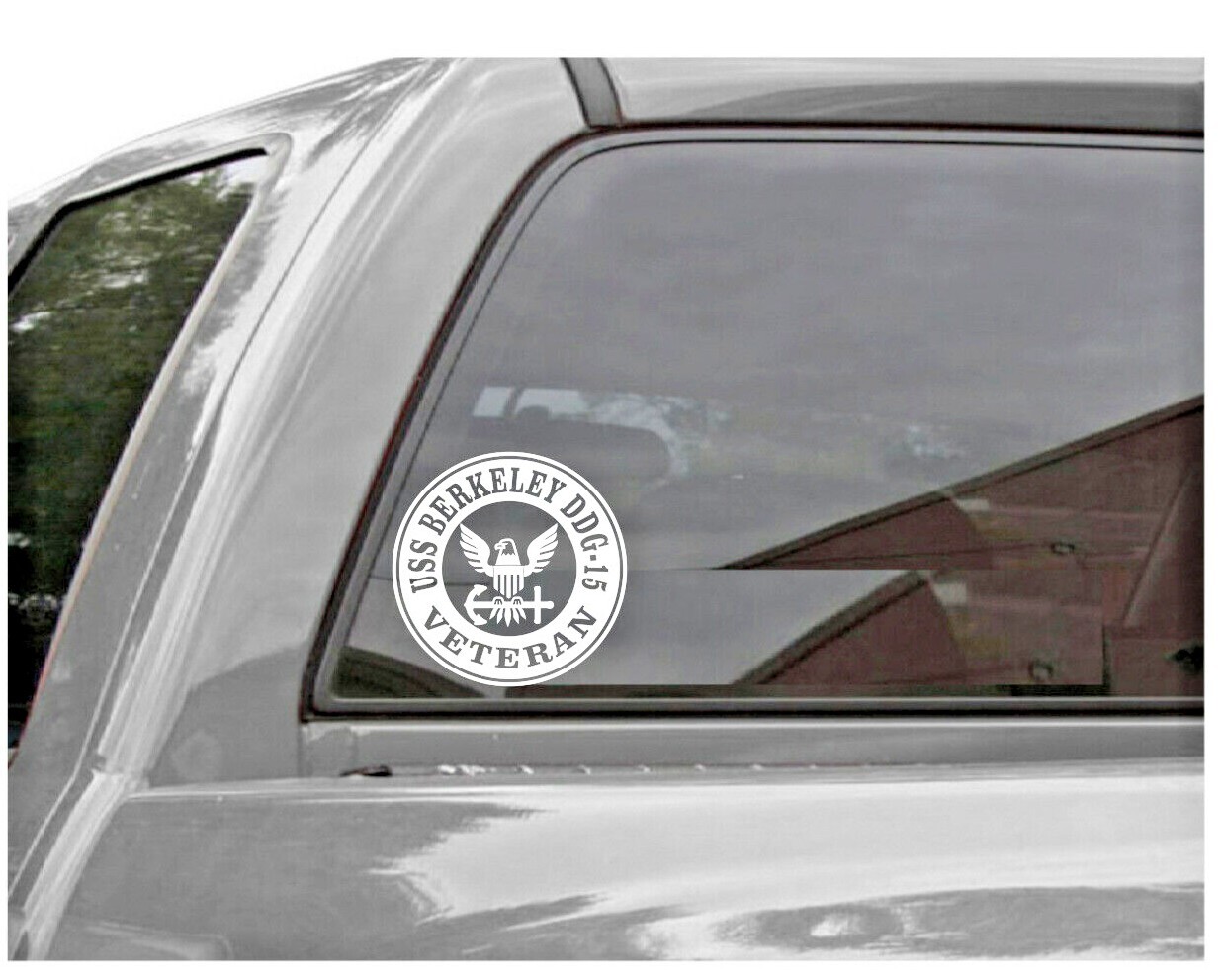 USS BERKELEY DDG- 15 VETERAN Vinyl Window Decal Sticker US NAVY