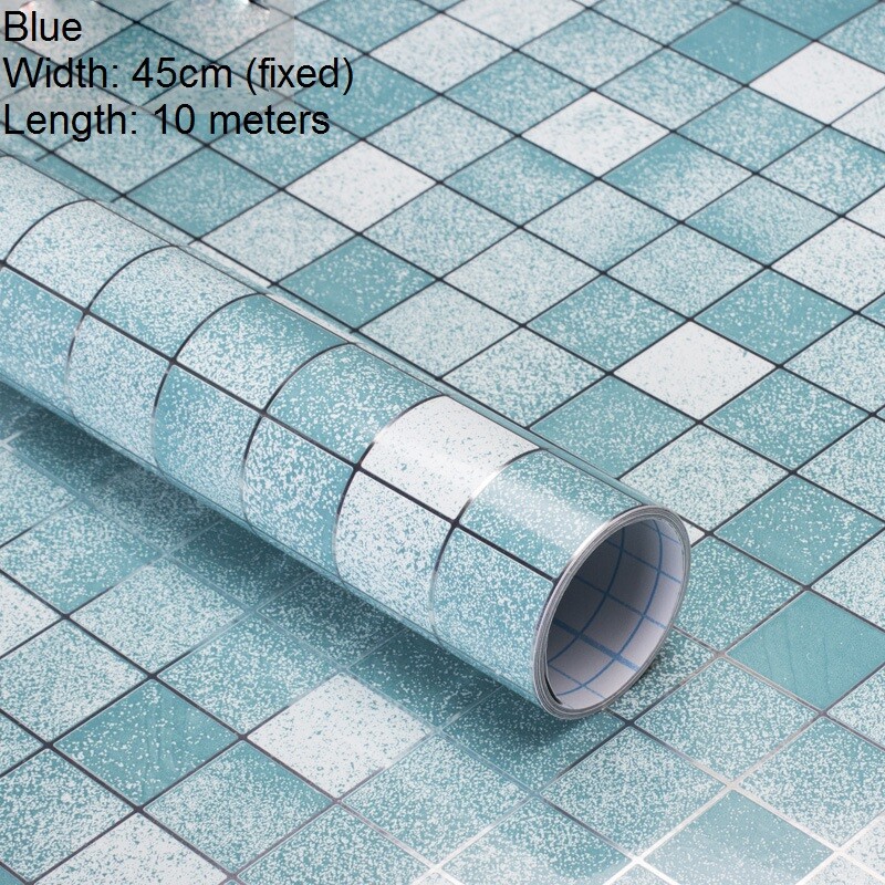 5M Self Adhesive Wall Tile Decal Sticker Kitchen Bathroom Home Hotel Wallpaper