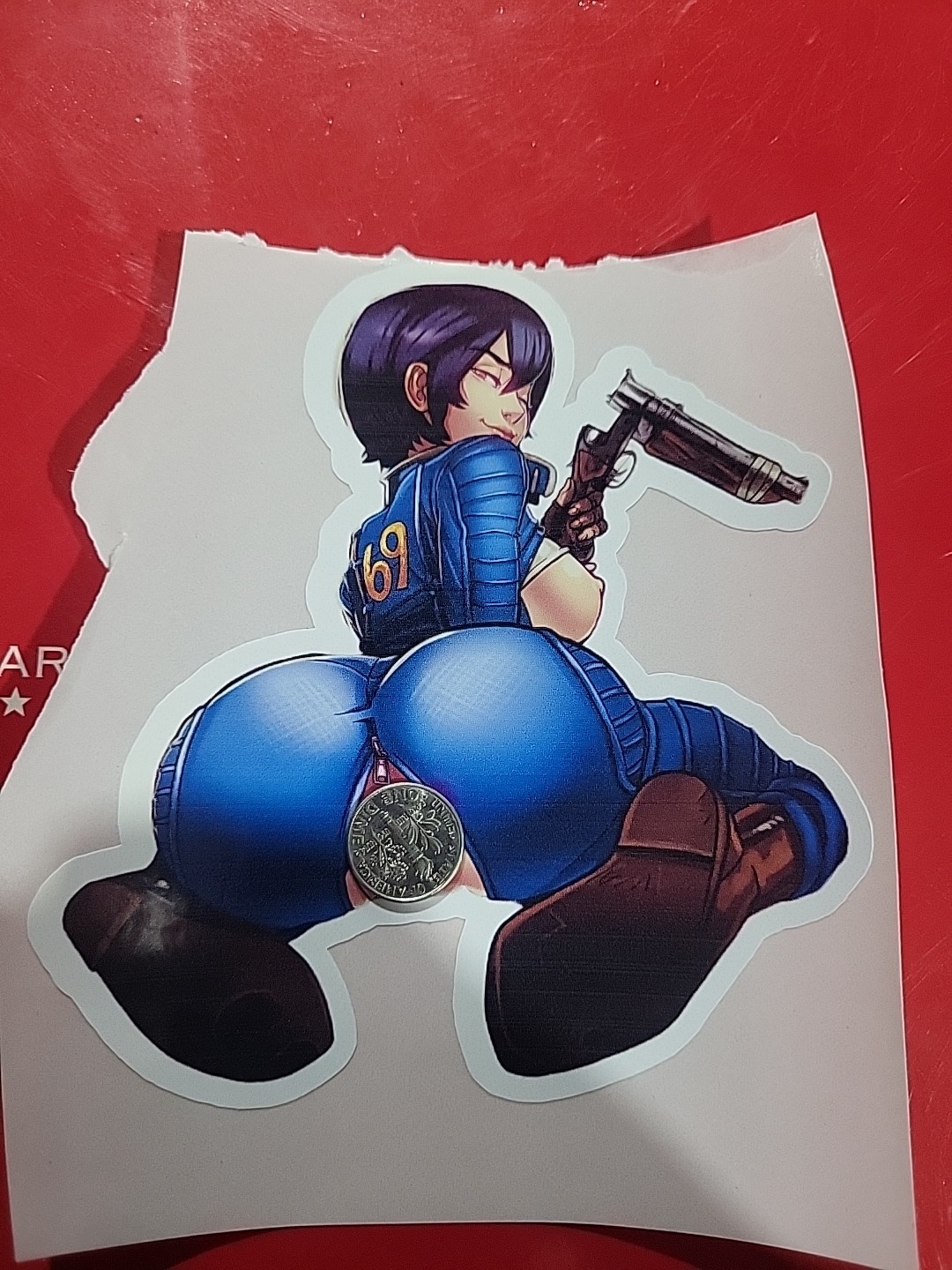 Nsfw Fallout Vault 69 Sexy Valut Girl Vynel Sticker Decal 4.5×5"