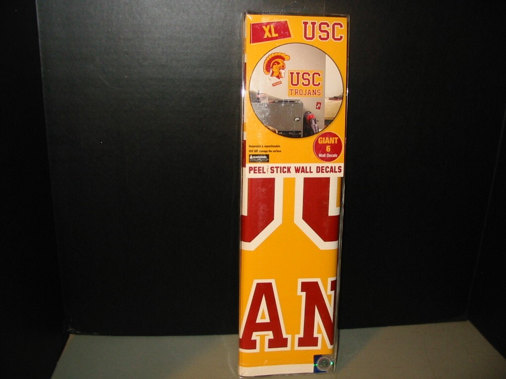 USC University of Southern California Giant Peel Stick Wall Decals Factory New