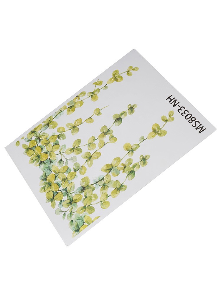 Wall Stickers Eucalyptus Leaf Artistic Green Plants Bedroom Home Decoration
