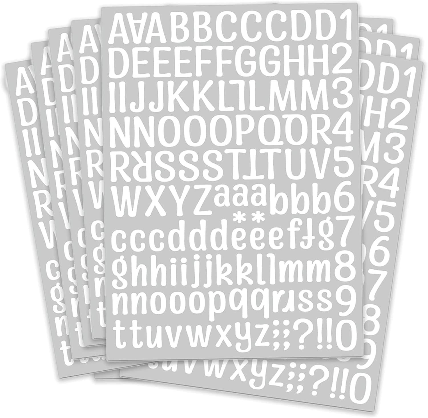 Self Adhesive Vinyl Letters Numbers Kit Compatible with Mailboxes Signs Windo…