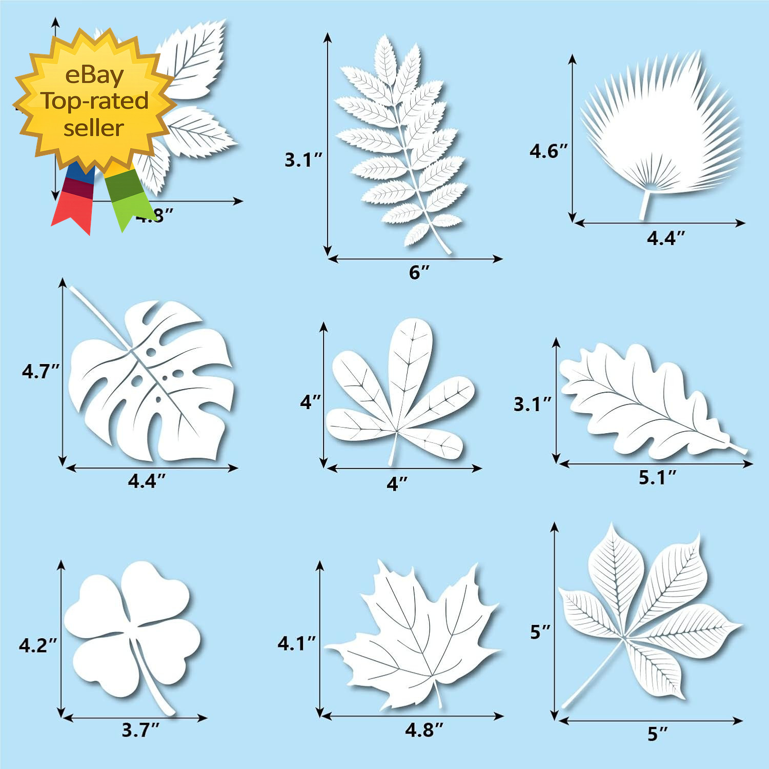 52 Pieces Window Decals Leaf Shape Anti Collision Stickers Bird Safety Glass Set