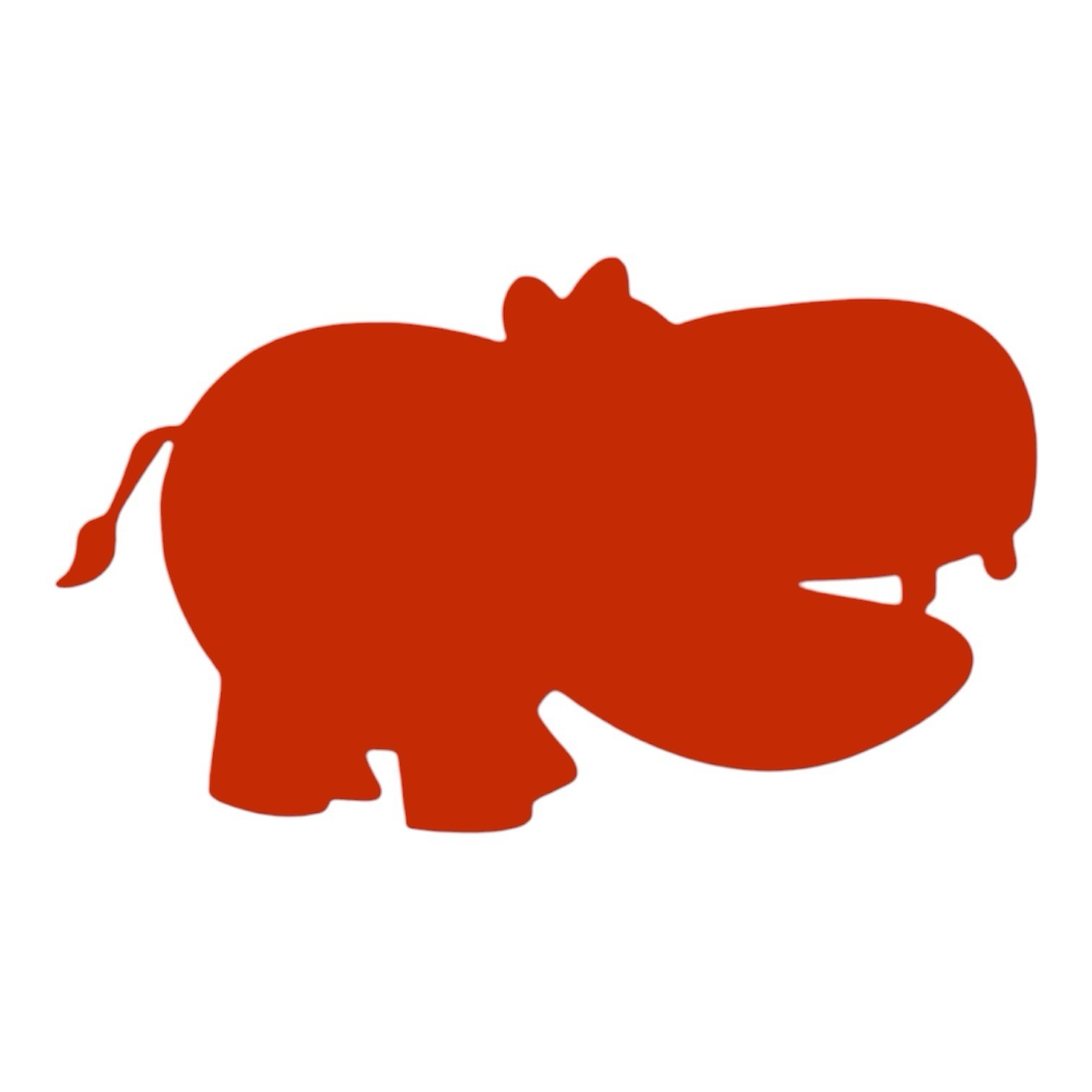 Baby hippo Decal for car Windows Laptops most Smooth Surfaces