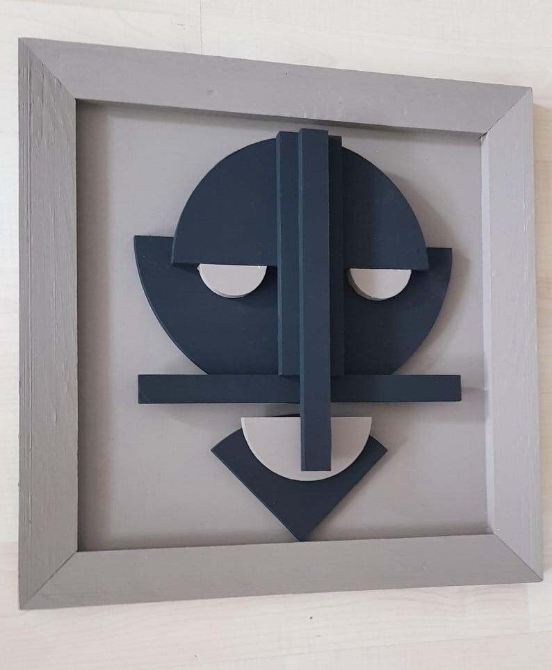 Geometric wooden wall art.3d wall art, Wooden triangles, house design