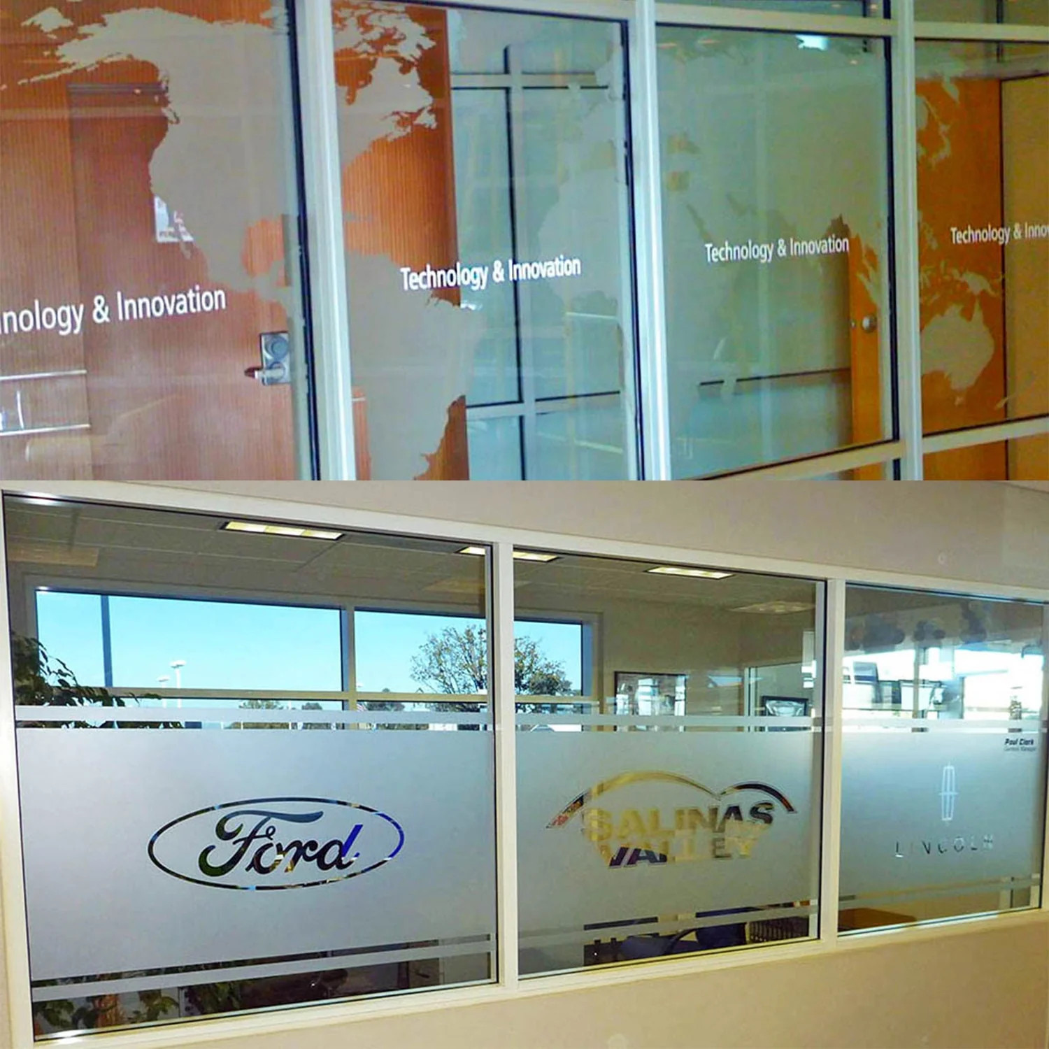 Custom Frosted Window Film Sticker – Personalized Frost Etch Privacy Vinyl