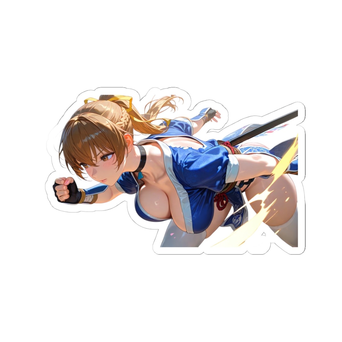 Cute Waifu Anime Sticker (AddMoreFromShopFor0.10Shipping) Ecchi Oppai Kasumi