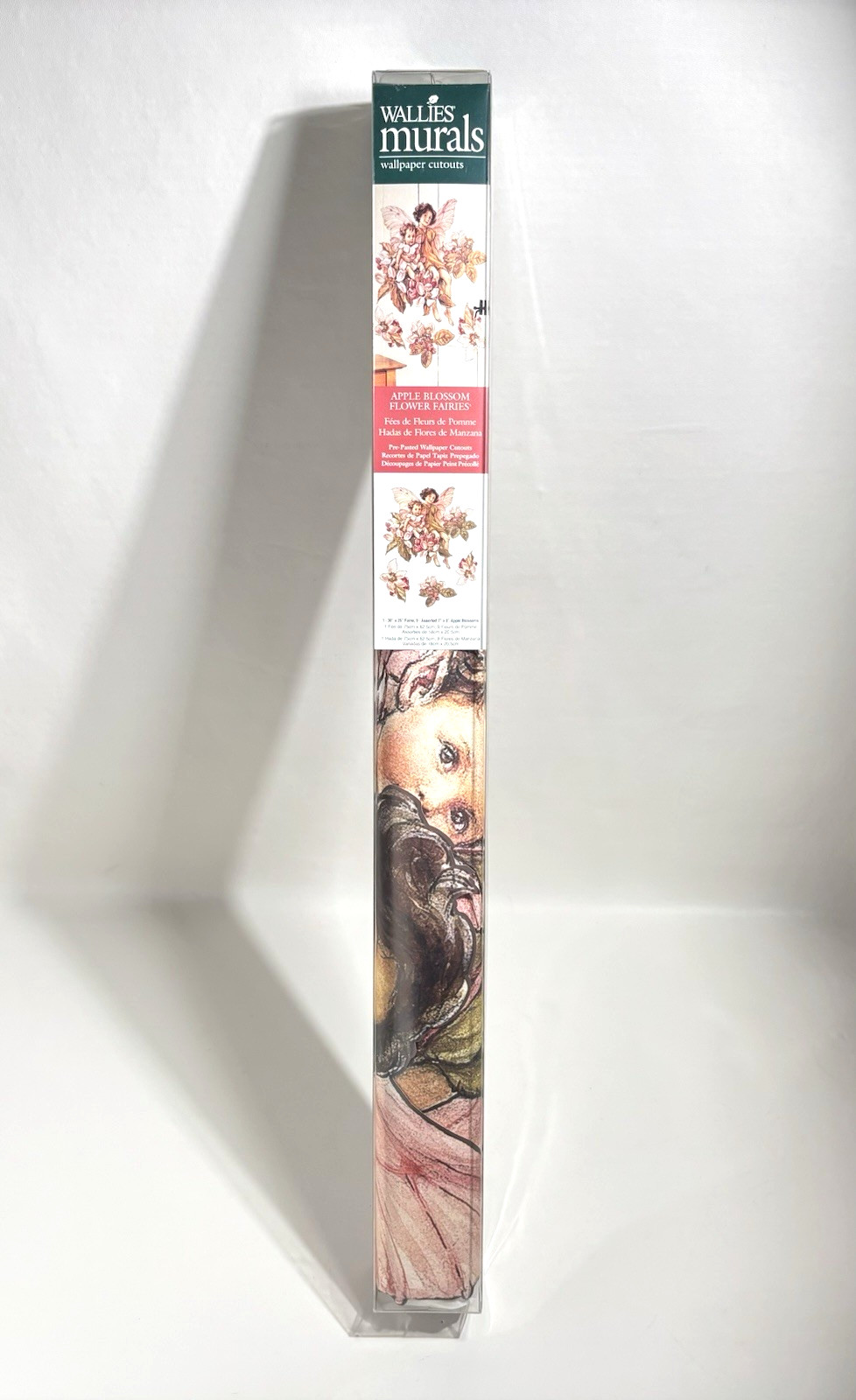 Wallies Murals Wallpaper Cutouts APPLE BLOSSOM FLOWER FAIRIES Decals 30×25” VTG.