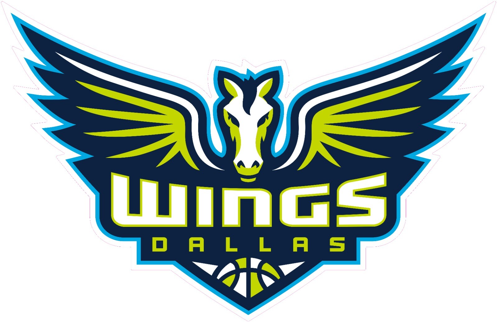 Dallas Wings Vinyl Decal Sticker Car Truck Bumper Laptop Mug Tumbler