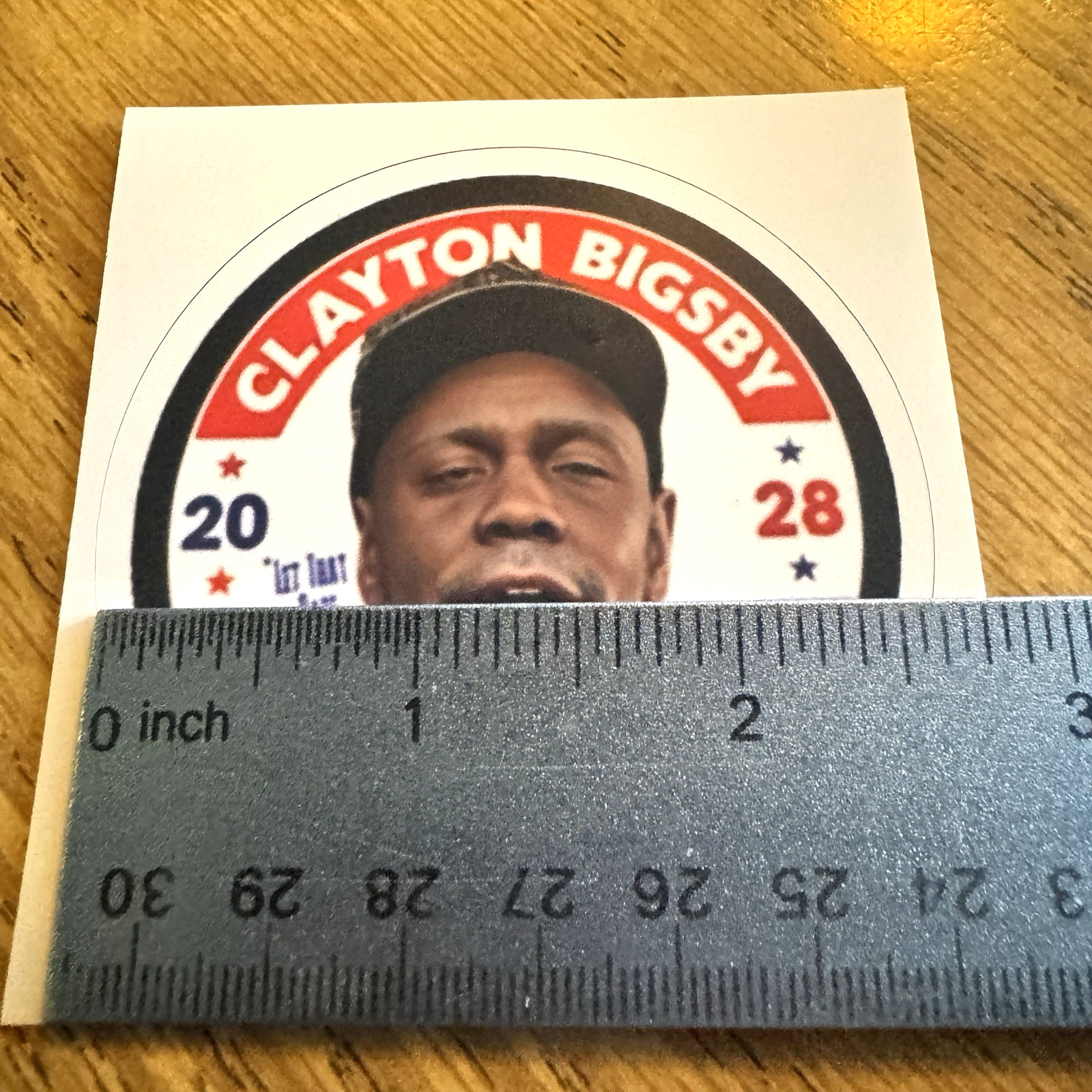 Clayton Bigsby "For President" 2028 Chapelle Show Vinyl 2.5" Die-Cut Sticker