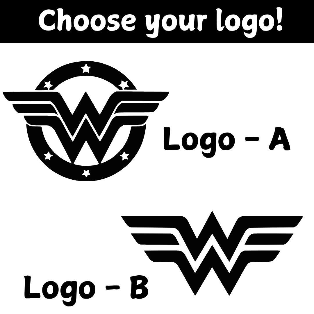Wonder Woman Vinyl Decal – Batman, Justice League – Car, Tablet, Laptop Sticker