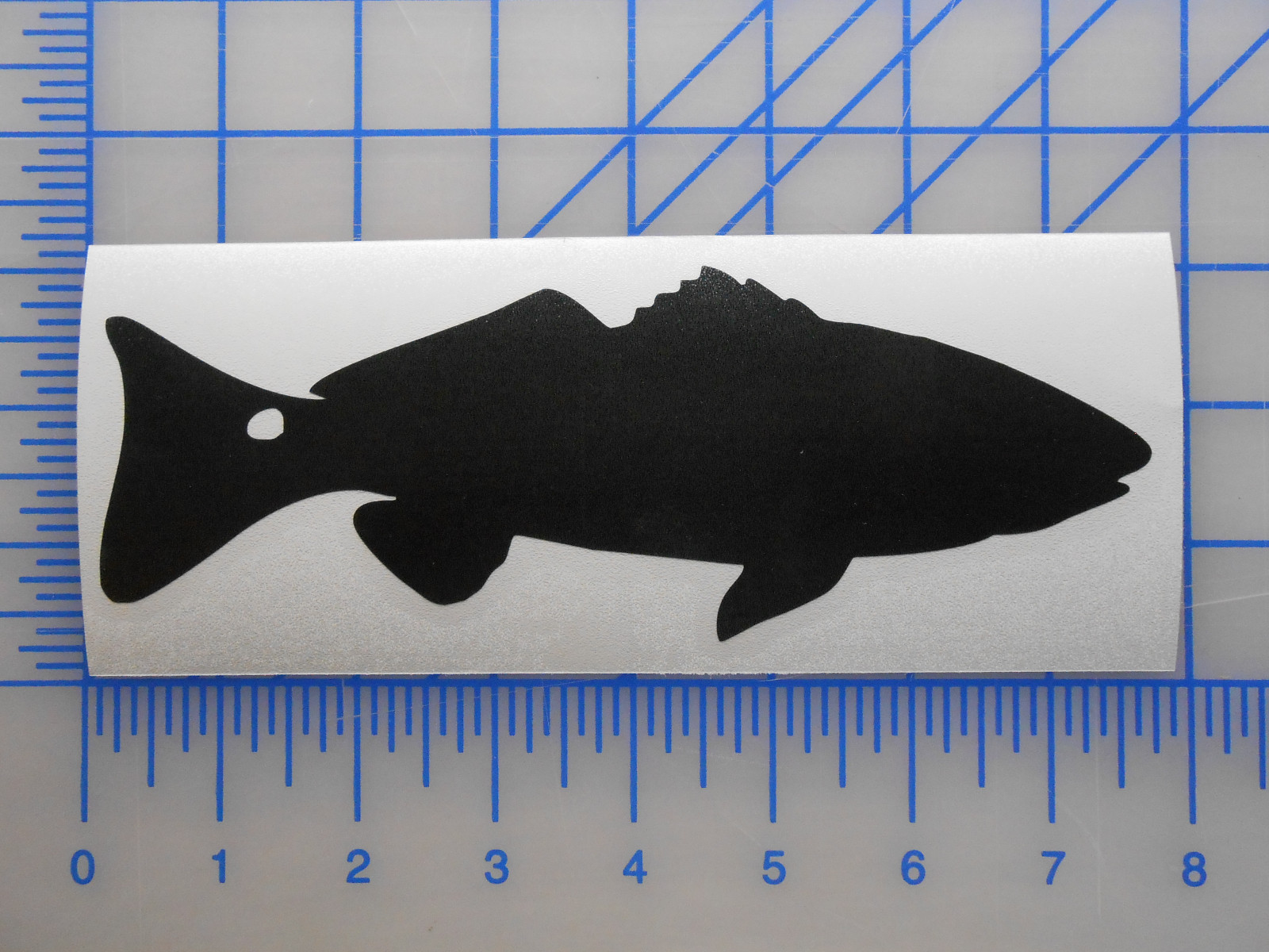 Red Drum Decal Sticker 5.5" 7.5" 11" Inshore Fish Flats Redfish Saltwater Game