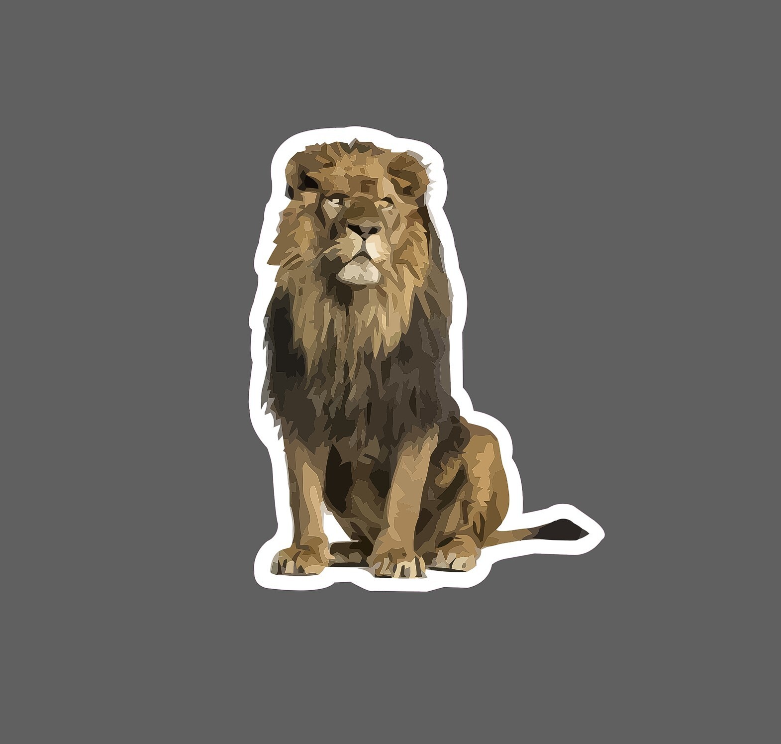 Lion Sticker Wild Waterproof NEW – Buy Any 4 For $1.75 EACH Storewide!