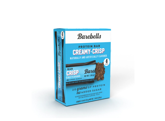 Barebells Protein Bars, Creamy Crisp, 20g High Protein, 1.9oz, 4 Counts.