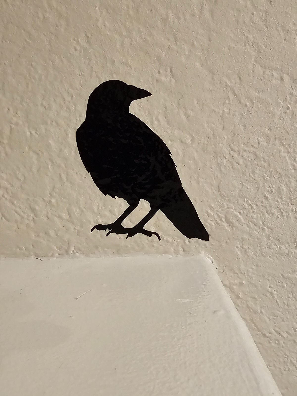 Set of Crows Vinyl Decal Halloween Decoration