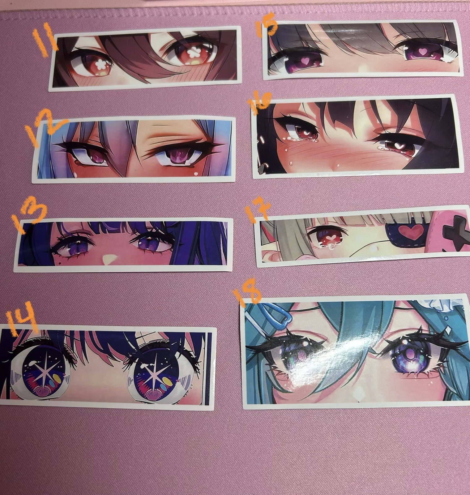 waifu lewd anime eyes stickers