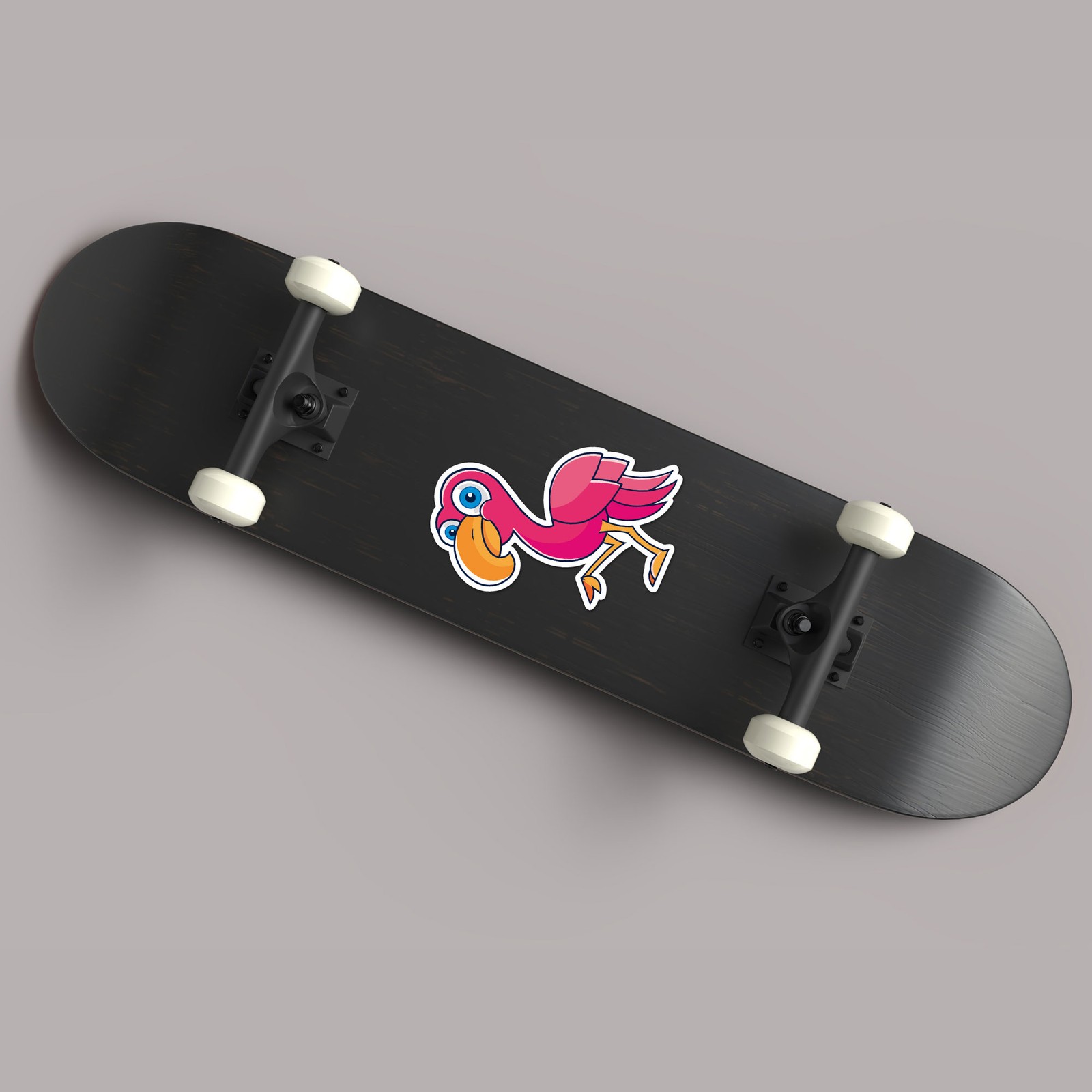 Cartoon Flamingo – Vinyl Decal Sticker – Car Window Laptop – ebn12011
