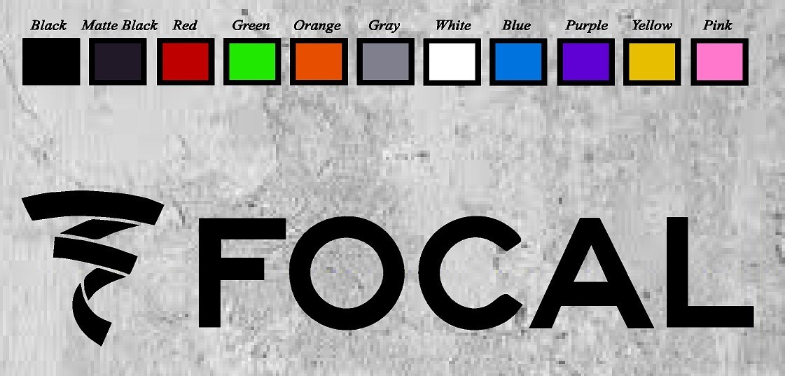 Focal LOGO Vinyl Decal Sticker Emblem Car Truck Window 4" 6" 8"