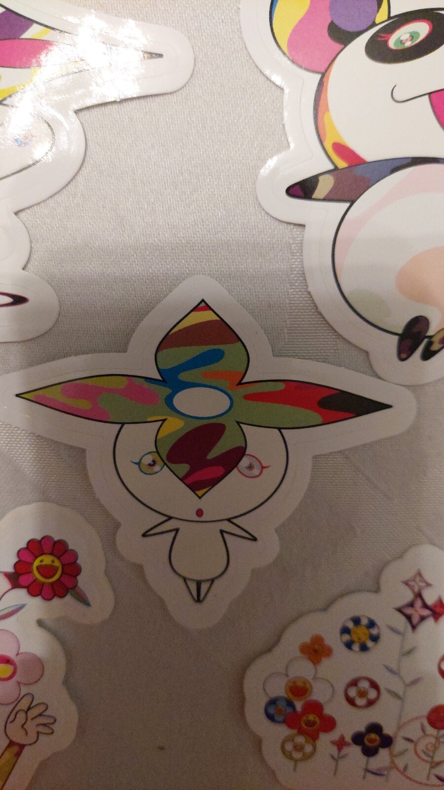 Louis Vuitton Murakami Stickers 20 Year Celebration 6 + Envelope See Photos