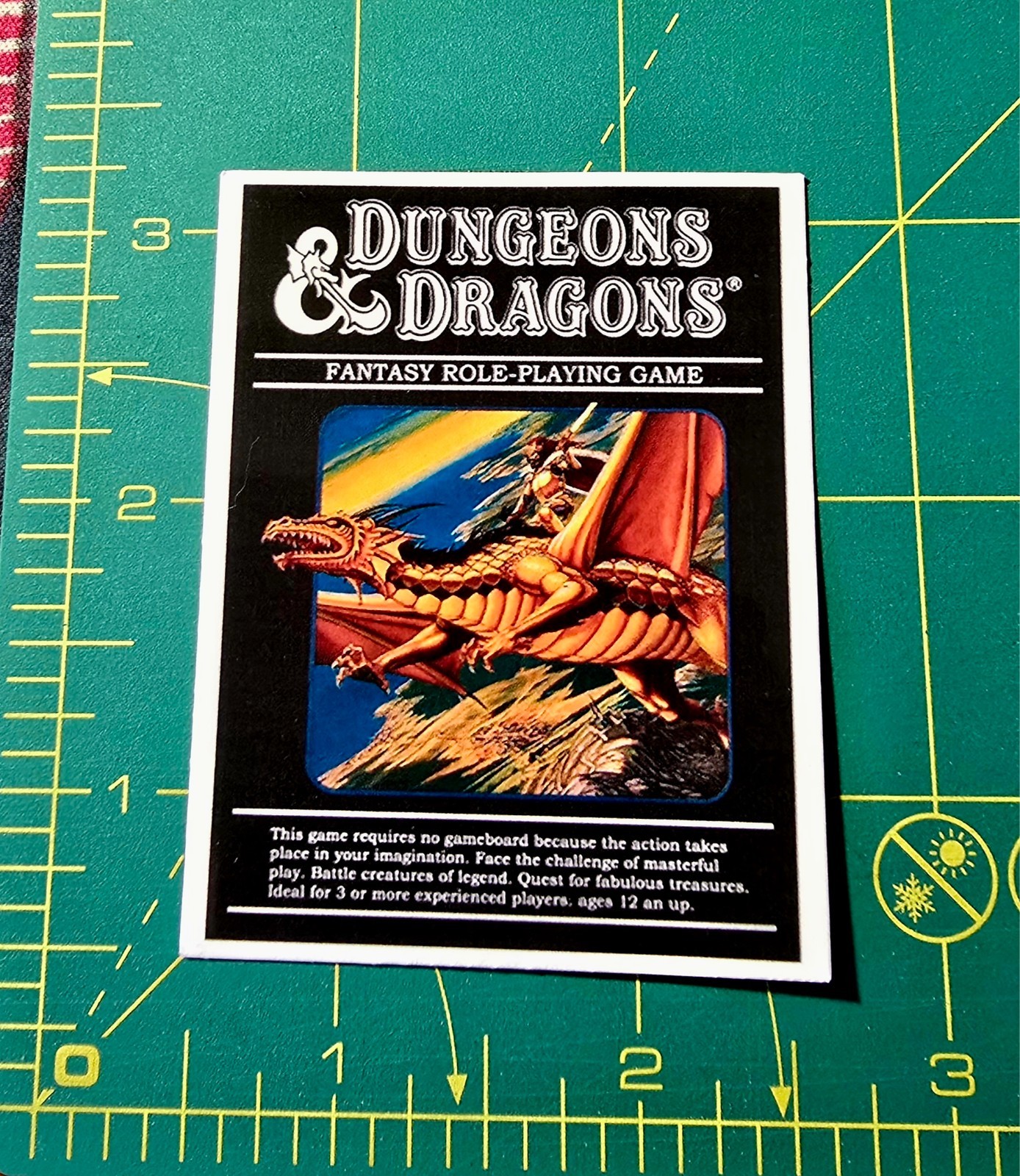 Dungeons and Dragons Sticker Waterproof RPG Tabletop Game Book