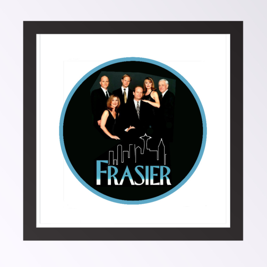 Frasier – 4" Vinyl Decal Handcrafted Laptop Decor Vehicle Cooler Tumbler Journal