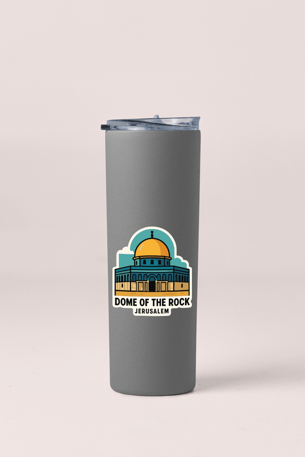 Dome of the Rock Jerusalem Sticker Decal Vinyl Die-Cut Symbolic Landmark Design
