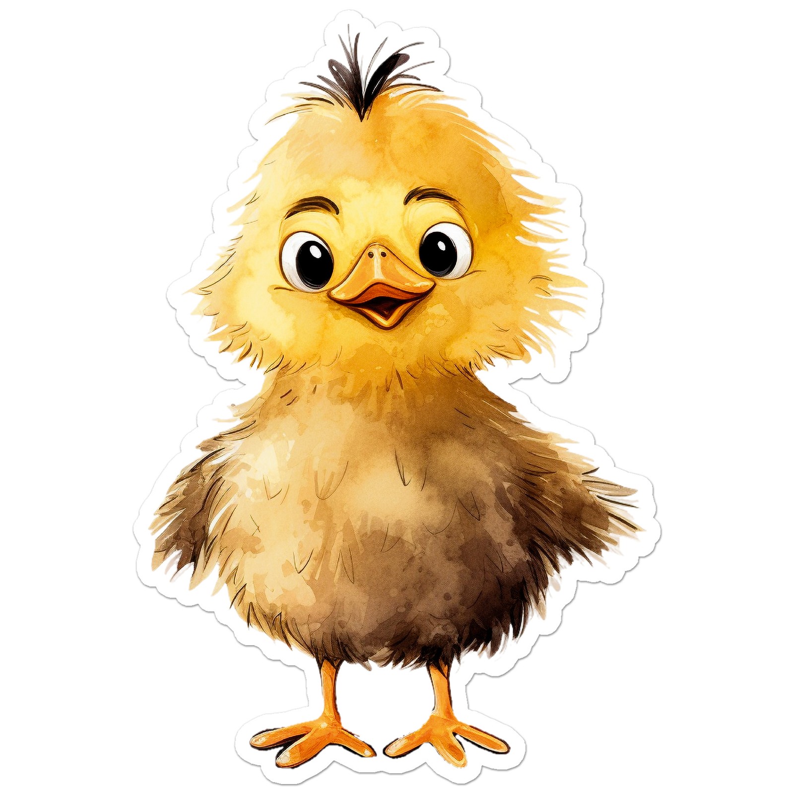 Cute Baby Duck – Vinyl Decal Sticker – Car Window Laptop – ebn12517