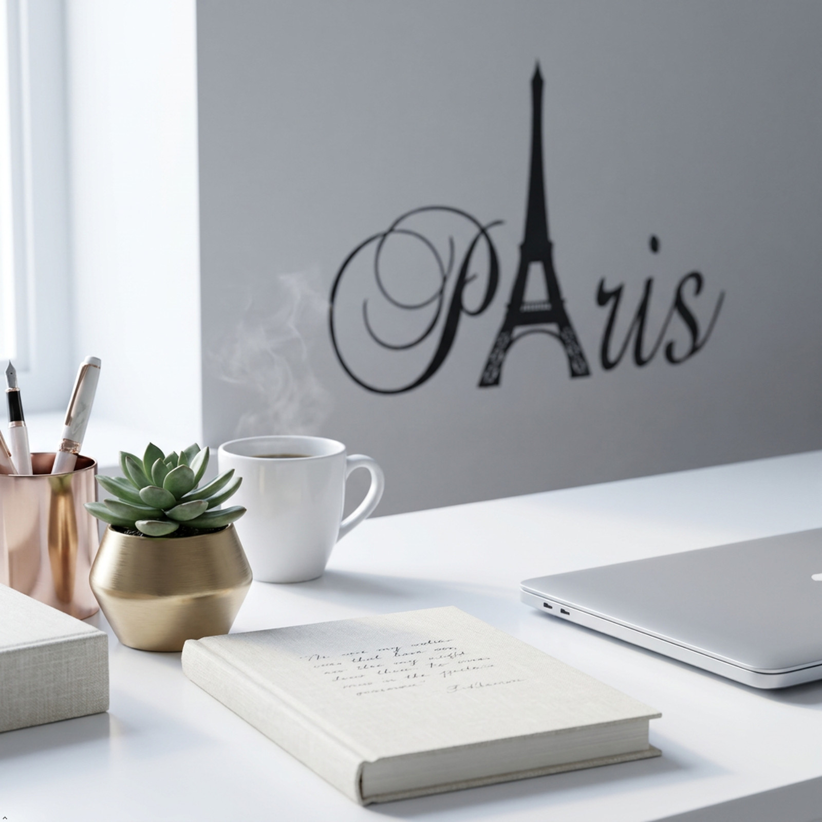 Paris Tower Girls Room Home Quote Vinyl Wall Decal Decor Art Sticker Decals