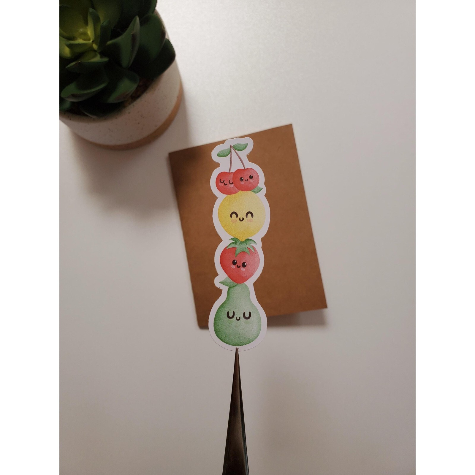 Fruit Vinyl Sticker for Journals, Laptops, Planners, Phones | Glossy Vinyl