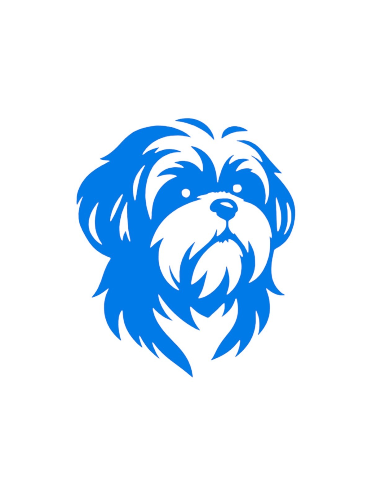 Shih Tzu dog Decal for car Windows Laptops most Smooth Surfaces