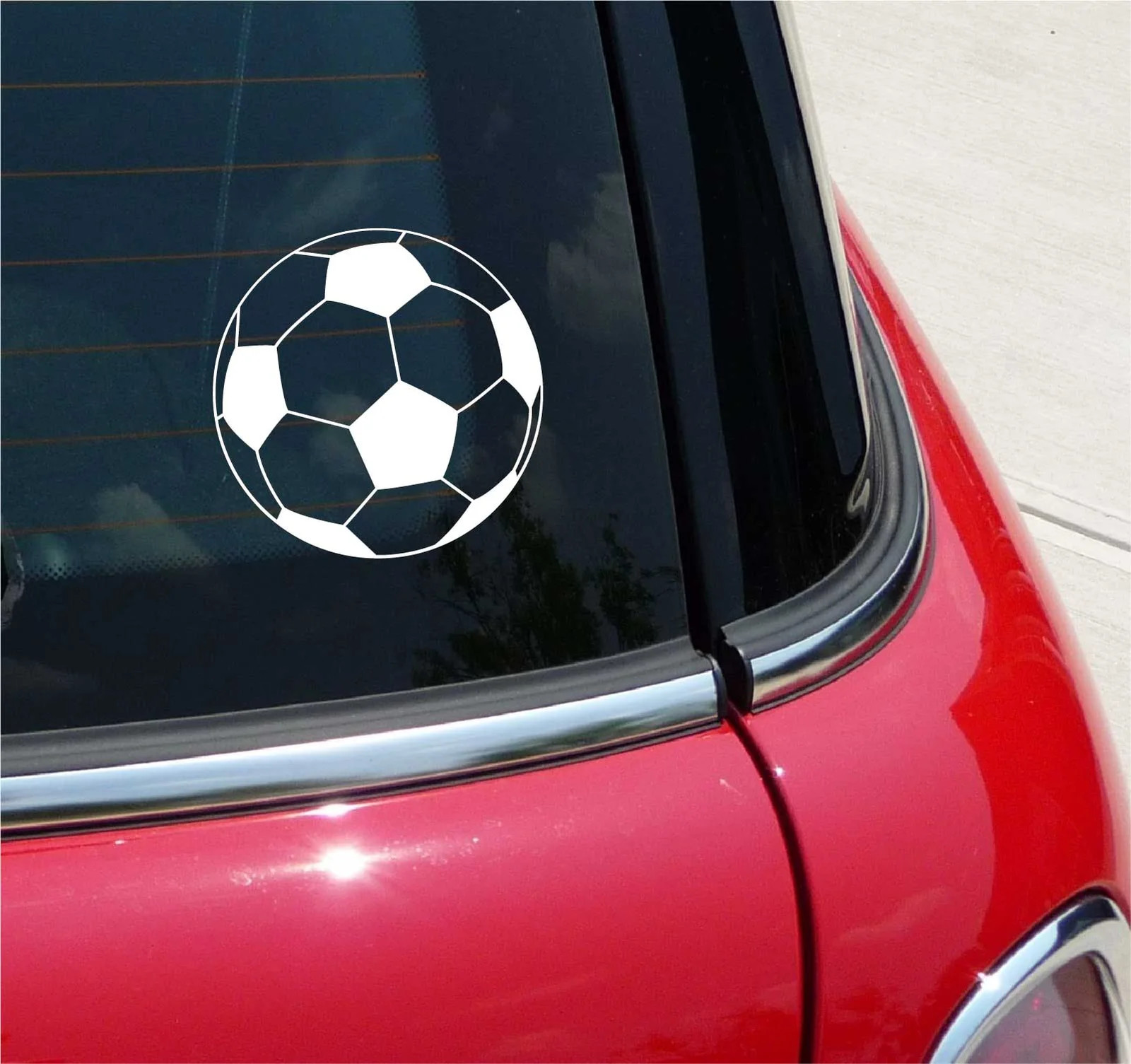 SOCCER BALL TEAM SPORTS GOAL GRAPHIC DECAL STICKER ART CAR WALL DECOR