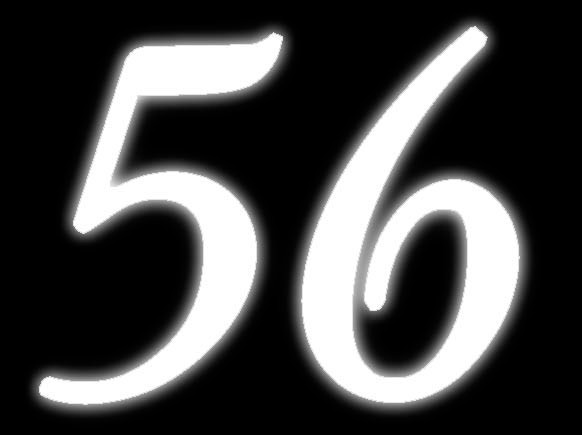 New reflective sticker decal mailbox post house door letterbox numbers / letters