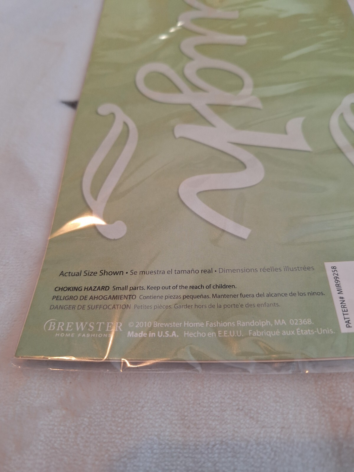 Mirror Inspirations "Live, Love, Laugh" Frosted Peel & Stick Removeable Deco