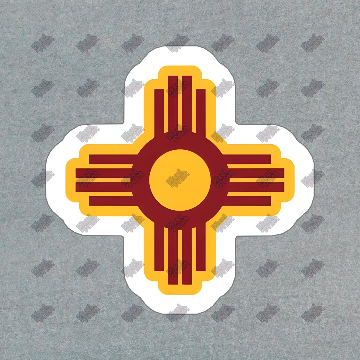New Mexico State Flag Vinyl Sticker Southwest Decal for Cars, #334110