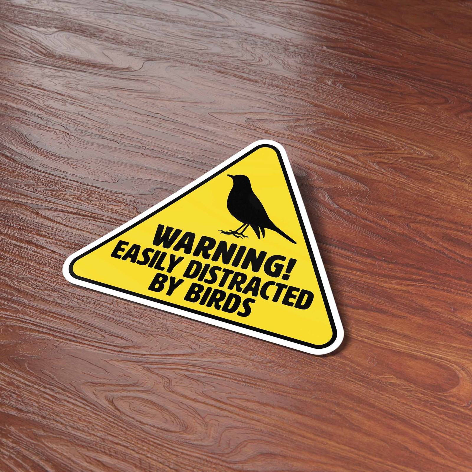 Easily Distracted by Birds Sticker – Funny Birdwatching Decal