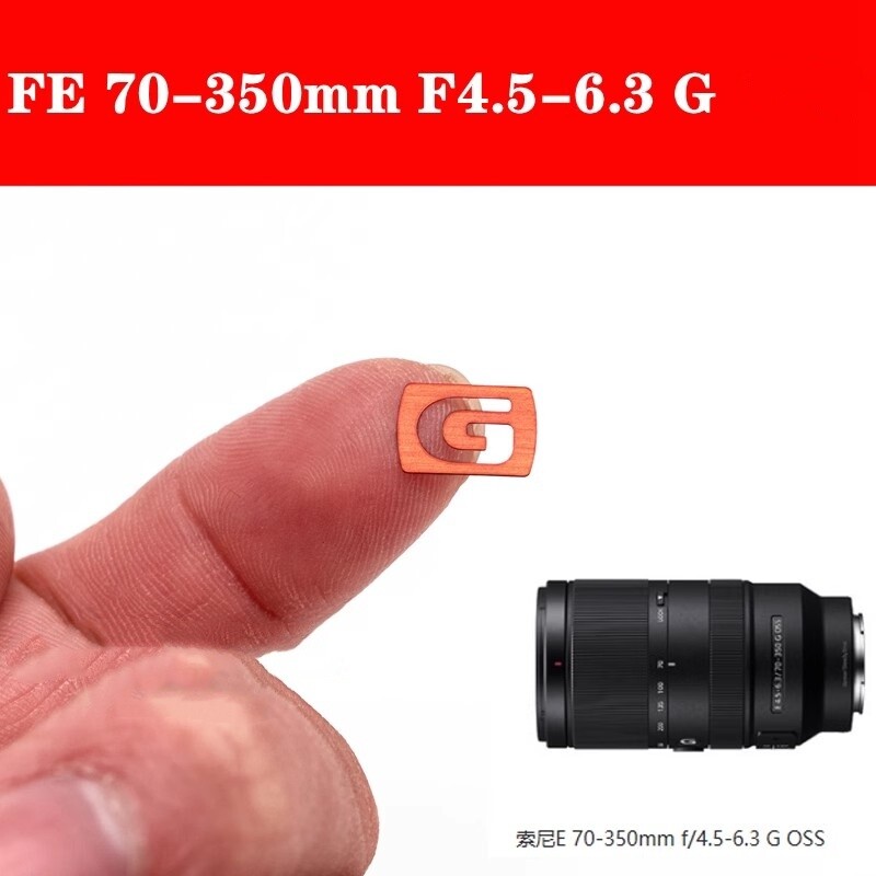 For SONY Black G to Red GM Master lens label accessory G Master Metal label