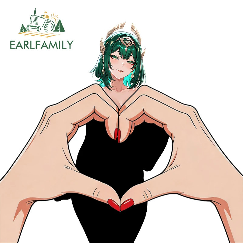 EARLFAMILY Genshin Impact Nefer Car Stickers Bikini Decals Occlusion Scratch