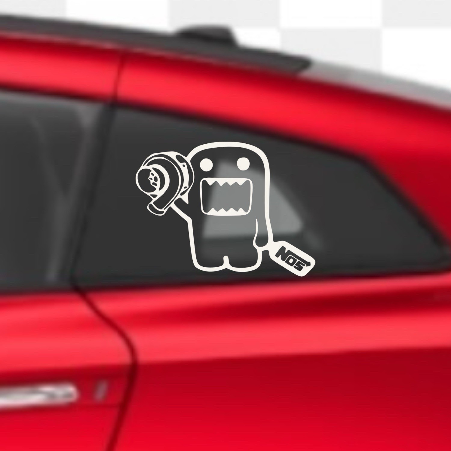 Dumo Kun King monster turbo NOS decal for most smooth surface's car, truck
