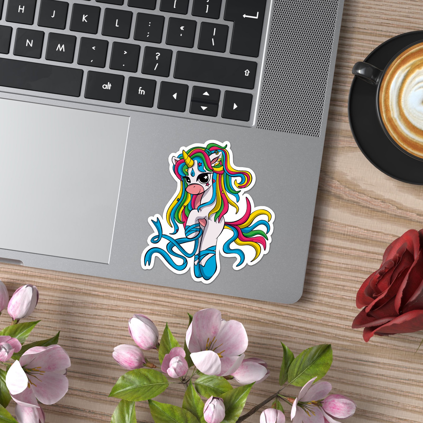 Unicorn Ballet Dancer – Vinyl Decal Sticker – Car Window Laptop – ebn9722